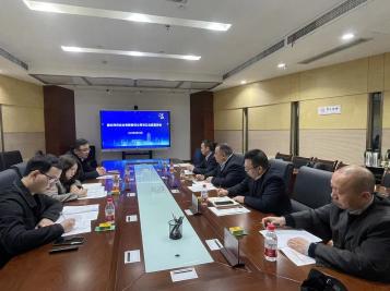 公司領(lǐng)導(dǎo)與重慶市江北區(qū)招商投資局洽談